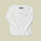 Not sleepy longTshirt（ノットスリーピーロンT）ホワイト×ベージュ