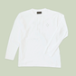 【Otona】Not sleepy longTshirt（ノットスリーピーロンT）ホワイト×ベージュ