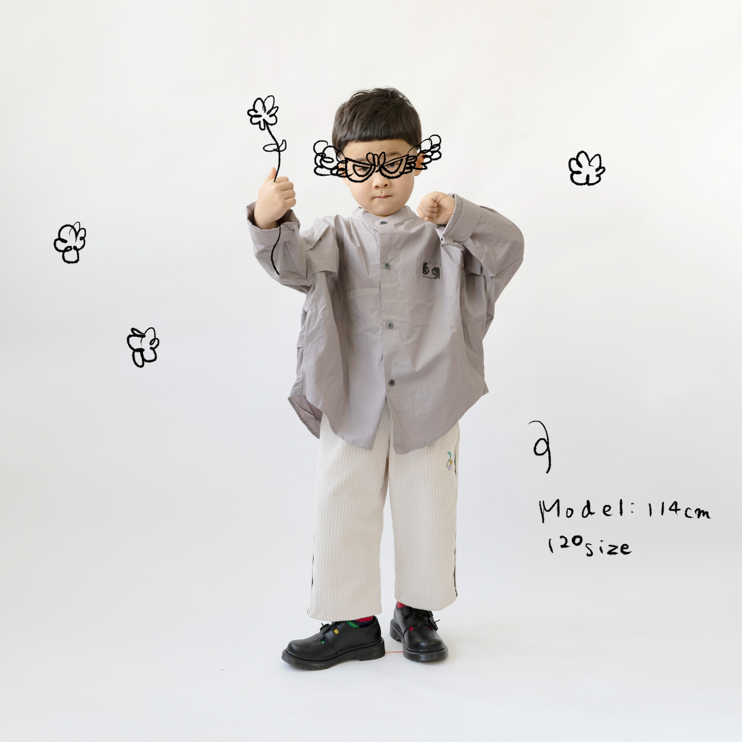 Stamp stand collar shirts （スタンプスタンドカラーシャツ）