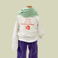 I know sweatshirt（アイノウスウェット）ライトグレー